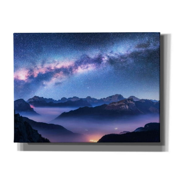 Epic Graffiti 'Inside The Milky Way' by Epic Portfolio, Giclee Canvas Wall Art, 16"x12"
