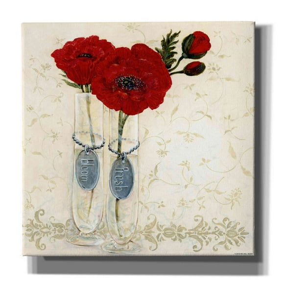 Epic Graffiti 'Inspired Red' by Jadei Graphics, Canvas Wall Art, 12"x12"