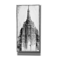 thumbnail image 1 of Epic Graffiti 'Inverted Empire State Blueprint' by Ethan Harper, Giclee Canvas Wall Art, 12"x24", 1 of 8