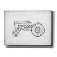thumbnail image 1 of Epic Graffiti 'Inverted Tractor Blueprint I' by Ethan Harper, Giclee Canvas Wall Art, 54"x40", 1 of 8