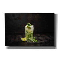 Epic Graffiti 'Irresistible Mojito' by Epic Portfolio, Canvas Wall Art, 18"x12"