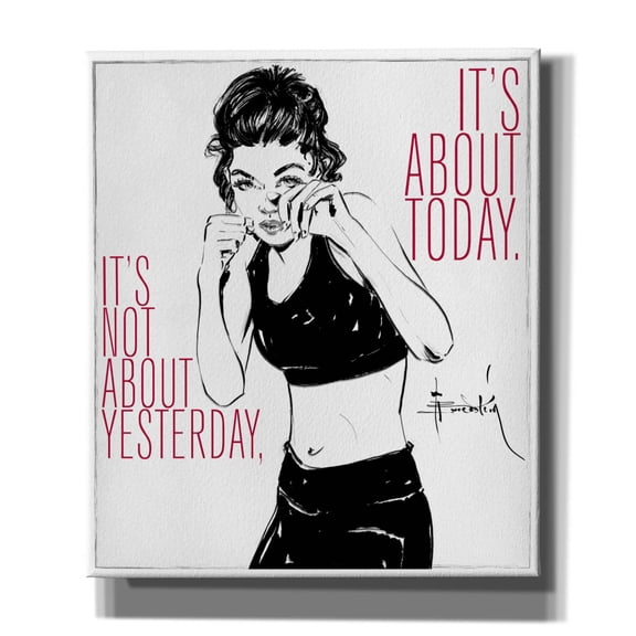 Epic Graffiti 'It's About Today' by TM Borenstein, Canvas Wall Art, 26"x30"