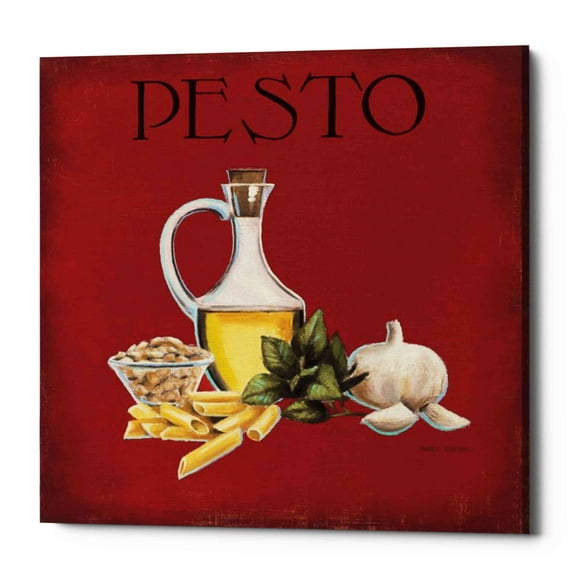 Epic Graffiti 'Italian Cuisine II' by Marco Fabiano, Canvas Wall Art, 18"x18"