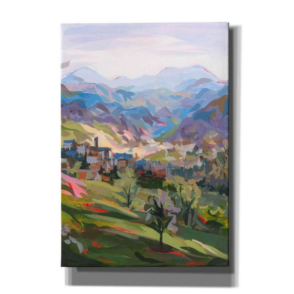 Epic Graffiti 'Italian Hillside' by Joanne Hastie, Canvas Wall Art, 18"x26"
