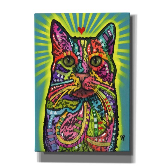 Epic Graffiti 'Jerry' by Dean Russo, Giclee Canvas Wall Art, 18"x26"