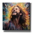 thumbnail image 1 of Epic Graffiti 'Jesus - Rapture In Rain And Radiance'  by Ivan Guaderrama Canvas Wall Art, 12" x 12", 1 of 8