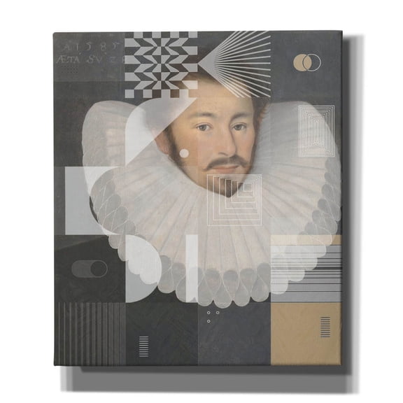 Epic Graffiti 'John Bettes Gentleman Modern 3' by Irena Orlov, Canvas Wall Art, 26"x30"