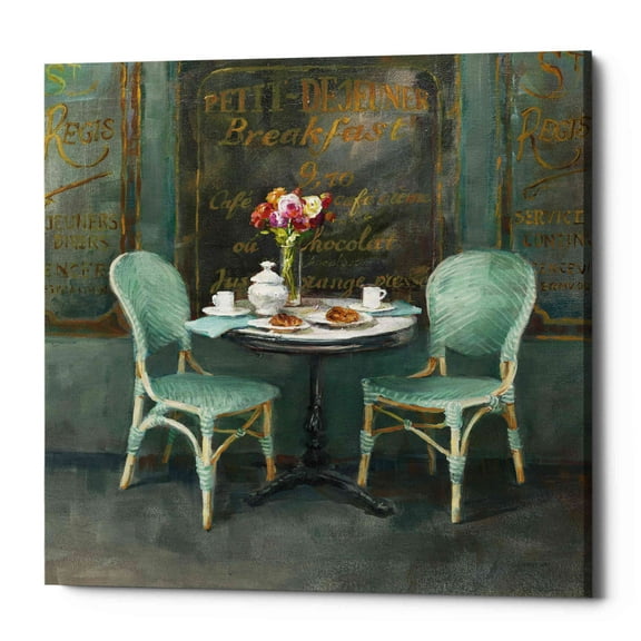 Epic Graffiti  "Joy of Paris II" by Danhui Nai, Giclee Canvas Wall Art - 12" x 12"