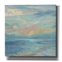 Epic Graffiti 'June Morning by the Sea' by Silvia Vassileva, Canvas Wall Art, 12"x12"