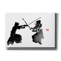 Epic Graffiti 'Kendo' by Pechane, Canvas Wall Art, 26"x18"