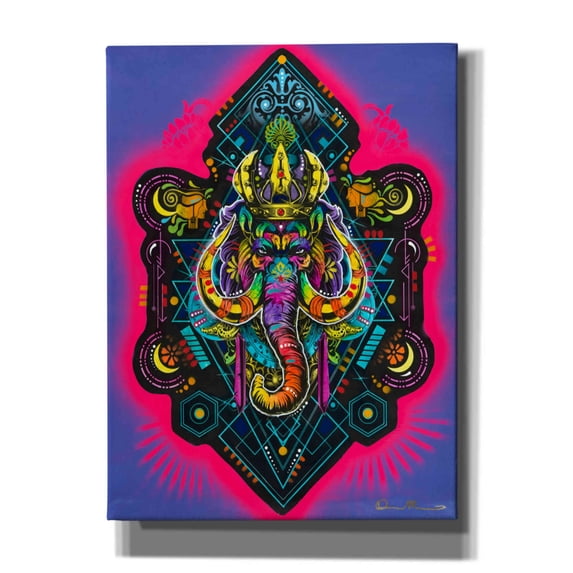 Epic Graffiti 'King Elephant' by Dean Russo, Canvas Wall Art, 40"x54"