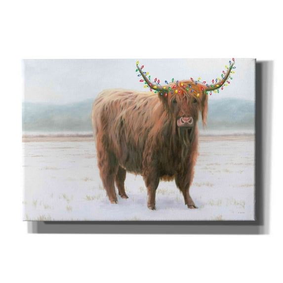 Epic Graffiti 'King of the Highland Fields Lights' by James Wiens, Canvas Wall Art, 26"x18"