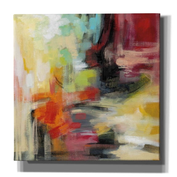 Epic Graffiti 'Kyoto Summer' by Silvia Vassileva, Canvas Wall Art, 12"x12"
