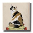 thumbnail image 1 of Epic Graffiti 'Lady Cat III' by Grace Popp, Canvas Wall Glass, 12"x12", 1 of 2