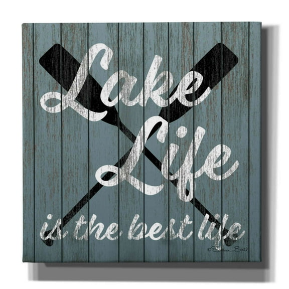 Epic Graffiti 'Lake Life' by Susan Ball, Canvas Wall Art, 37"x37"
