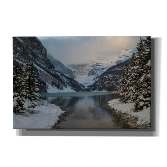 Epic Graffiti 'Lake Louise 5' by Joe Reimer Photography, Canvas Wall Art, 18"x12"