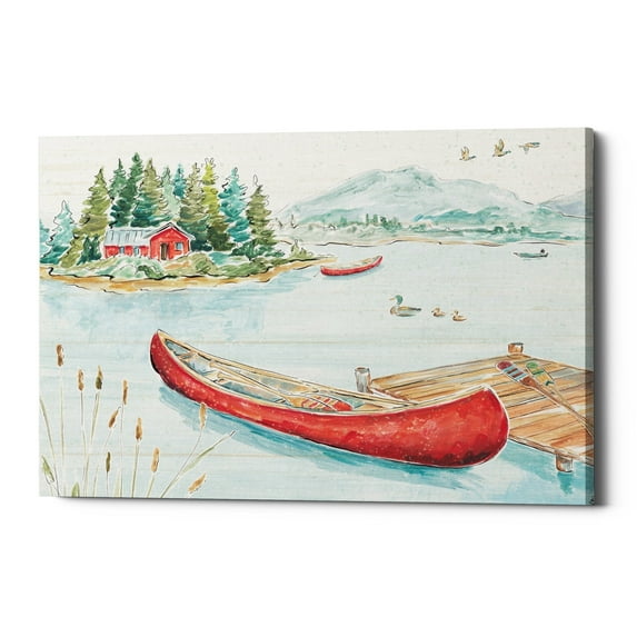 Epic Graffiti 'Lake Moments II' Canvas Wall Art, 18"x12" 40" x 26"