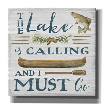 Epic Graffiti 'Lakeside Retreat VIII' by Silvia Vassileva, Canvas Wall Art, 12"x12"
