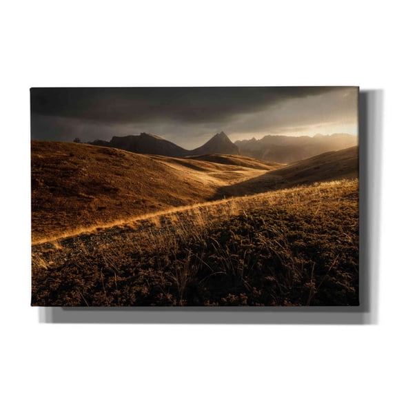 Epic Graffiti 'Last Autumn Light' by Enrico Fossati, Giclee Canvas Wall Art, 18"x12"