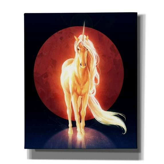 Epic Graffiti 'Last Unicorn' by JoJoesArt, Canvas Wall Art, 20"x24"