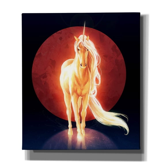 Epic Graffiti 'Last Unicorn' by JoJoesArt, Canvas Wall Art, 26"x30"