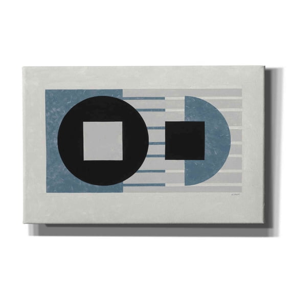 Epic Graffiti 'Laterally Speaking Blue' by Mike Schick, Giclee Canvas Wall Art, 40"x26"