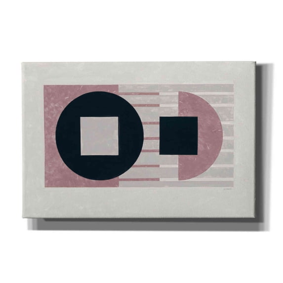 Epic Graffiti 'Laterally Speaking Mauve' by Mike Schick, Giclee Canvas Wall Art, 18"x12"
