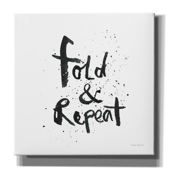 Epic Graffiti 'Laundry Day 2'  by Mercedes Lopez Charro Canvas Wall Art, 18" x 18"