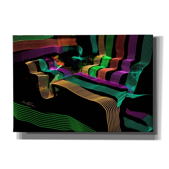 Epic Graffiti 'Led Lights 4' by Ben Heine, Canvas Wall Art, 26"x18"