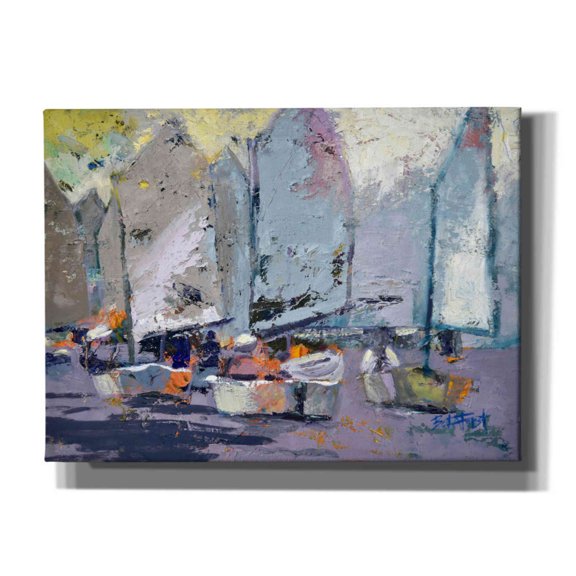 Epic Graffiti 'Lemon Snickety' by Beth Forst, Giclee Canvas Wall Art, 54"x40"