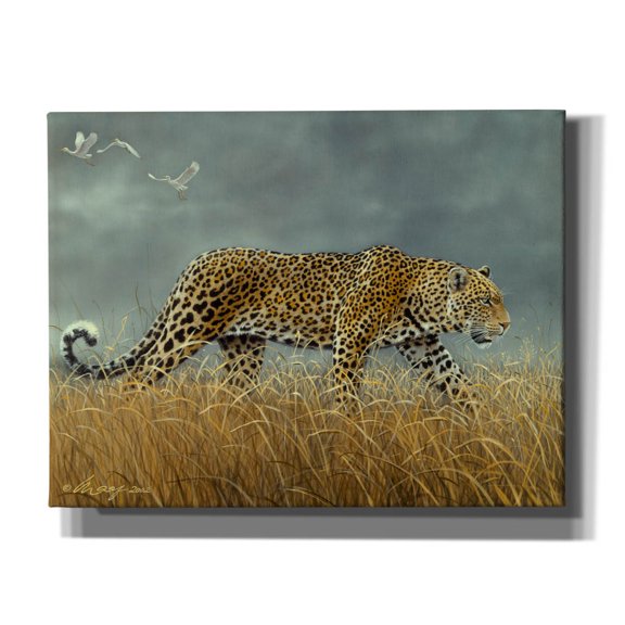Epic Graffiti 'Leopard 2' by Harro Maass, Canvas Wall Art, 34"x26"