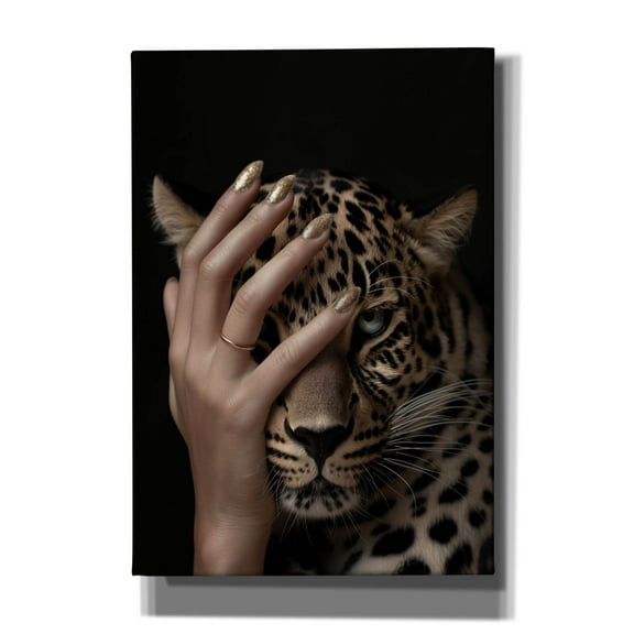 Epic Graffiti 'Leopard And Grace' by Svetlana Aleynikova Canvas Wall Art, 18" x 26"
