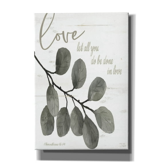 Epic Graffiti 'Let All You Do Be Done in Love' by Cindy Jacobs, Canvas Wall Art, 18"x26"