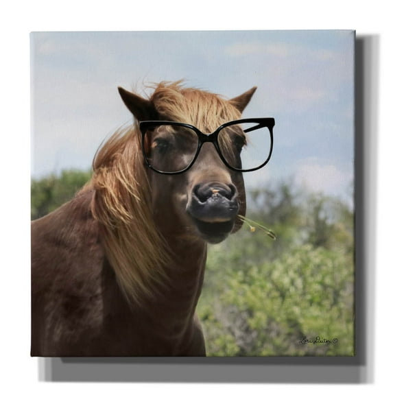 Epic Graffiti 'Let Your Horse Do the Thinking' by Lori Deiter, Canvas Wall Art, 37"x37"