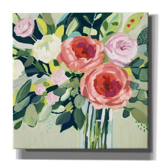 Epic Graffiti 'Let the Light In I' by Victoria Borges, Canvas Wall Art, 37"x37"