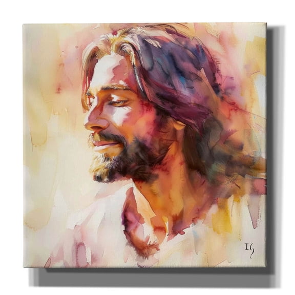 Epic Graffiti 'Light Of Compassion' by Ivan Guaderrama Canvas Wall Art, 18" x 18"