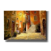 Epic Graffiti Lighted Alley by Haixia Liu, Canvas Wall Art, 26"x18"