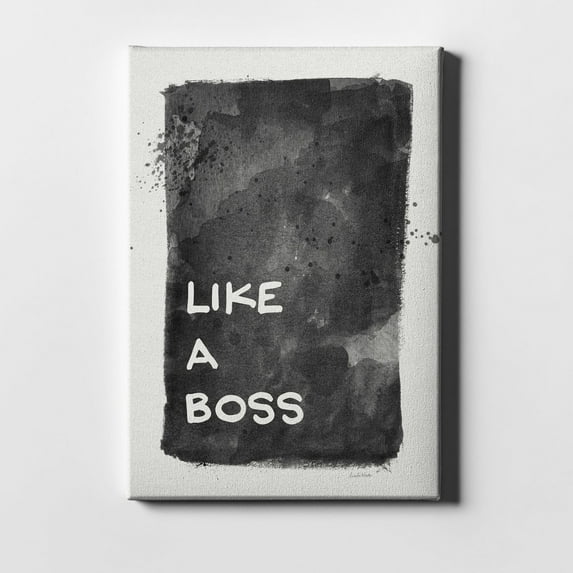 Epic Graffiti "Like A Boss" by Linda Woods, Giclee Canvas Wall Art 12"x16"