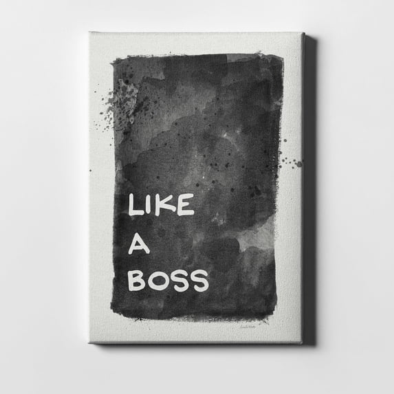 Epic Graffiti "Like A Boss" by Linda Woods, Giclee Canvas Wall Art 26"x34"