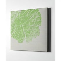 Epic Graffiti  "Lime Slice" by Linda Woods, Giclee Canvas Wall Art 26"x26"