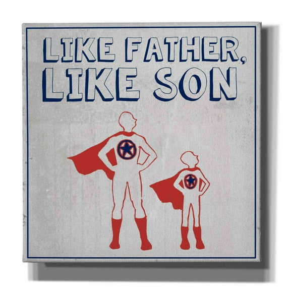 Epic Graffiti 'Little Hero I' by Grace Popp, Canvas Wall Art, 18"x18"