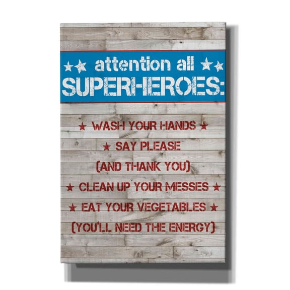 Epic Graffiti 'Little Hero IV' by Grace Popp, Canvas Wall Art, 18"x26"