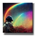 thumbnail image 1 of Epic Graffiti 'Live in a Rainbow Galaxy' by Ben Heine, Canvas Wall Art, 26"x26", 1 of 2
