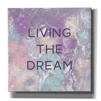 Epic Graffiti 'Living The Dream' by Linda Woods, Canvas Wall Art, 26"x26"