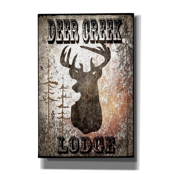 Epic Graffiti 'Lodge Deer Creek Lodge' by Lightbox Journal, Canvas Wall Art, 40"x60"