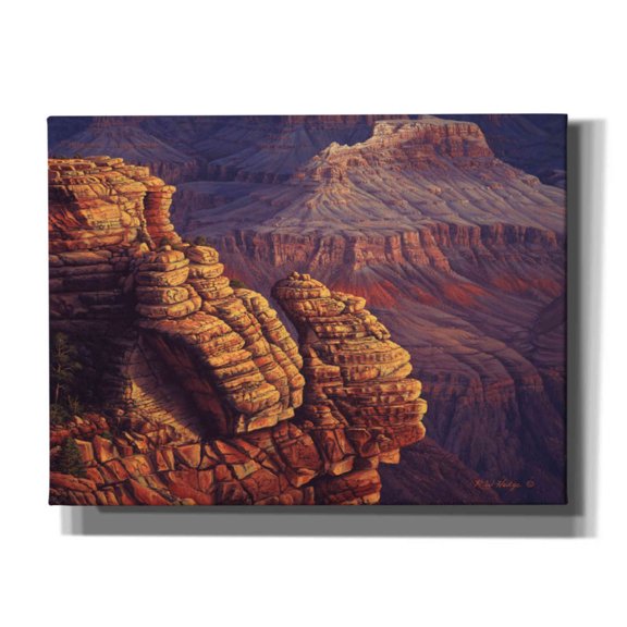 Epic Graffiti 'Lofty Ledges' by R. Hed, Canvas Wall Art, 16"x12"