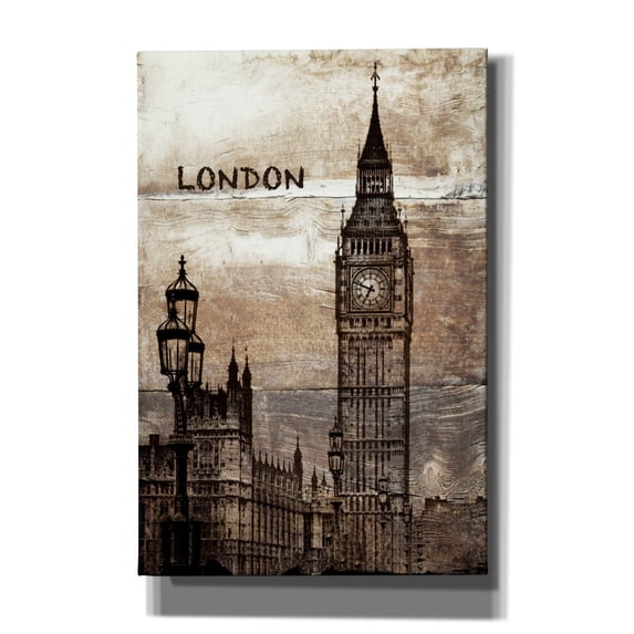 Epic Graffiti 'London 2' by Irena Orlov, Canvas Wall Art, 12"x18"