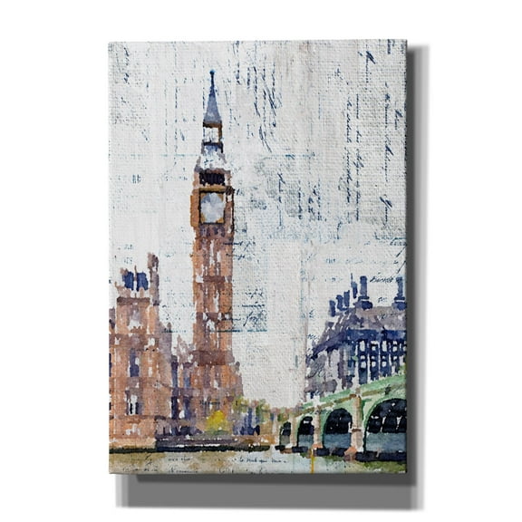Epic Graffiti 'London' by Irena Orlov, Canvas Wall Art, 18"x26"
