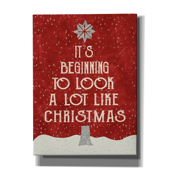 Epic Graffiti 'Look Like Xmas' by Erin Clark Canvas Wall Art, 40" x 54"