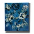 thumbnail image 1 of Epic Graffiti 'Loose Flowers on Blue I' by Silvia Vassileva, Canvas Wall Art, 26"x30", 1 of 2
